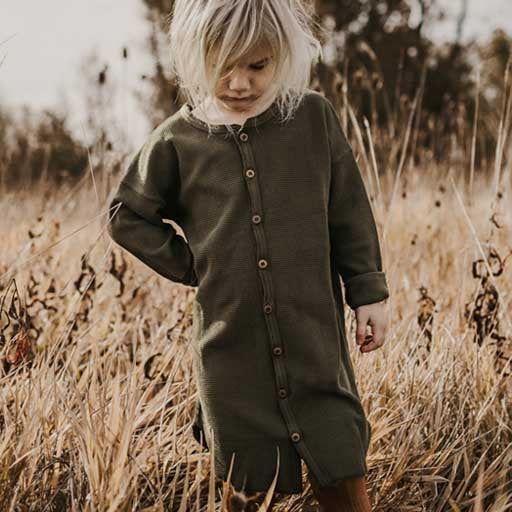 The Shirt Dress - Olive