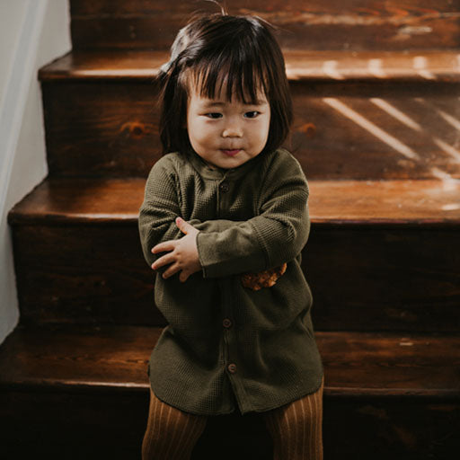 The Shirt Dress - Olive