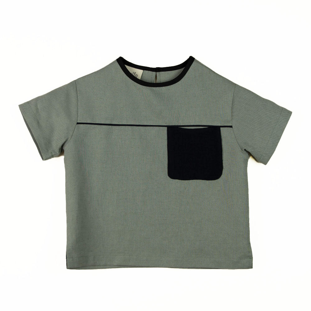 Shirt With Pocket - Green