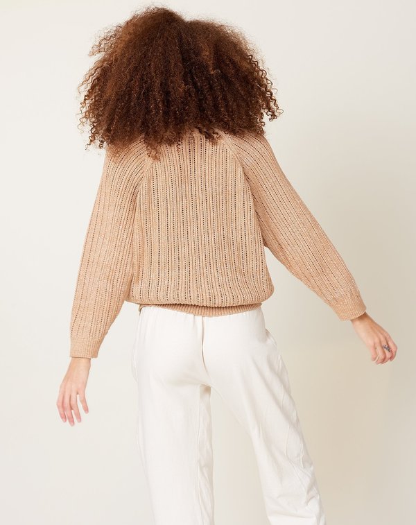 Women's Sweatshirt Sweater - Oatmeal