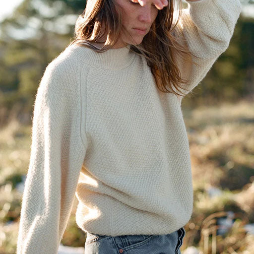 Sweatshirt Sweater Woman - Natural