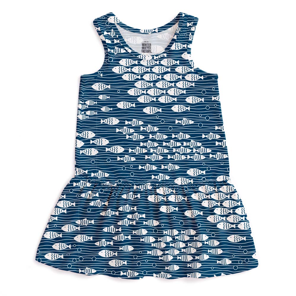 Valencia Dress - Under The Sea Navy