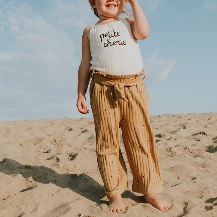 Tank Top Rib Petite Cherie - Sesame