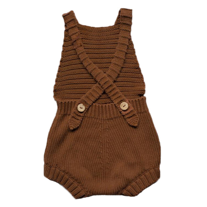 The Knit Romper - Rust