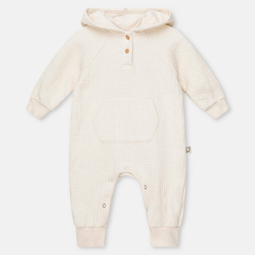 Padding Baby Jumpsuit - Ivory