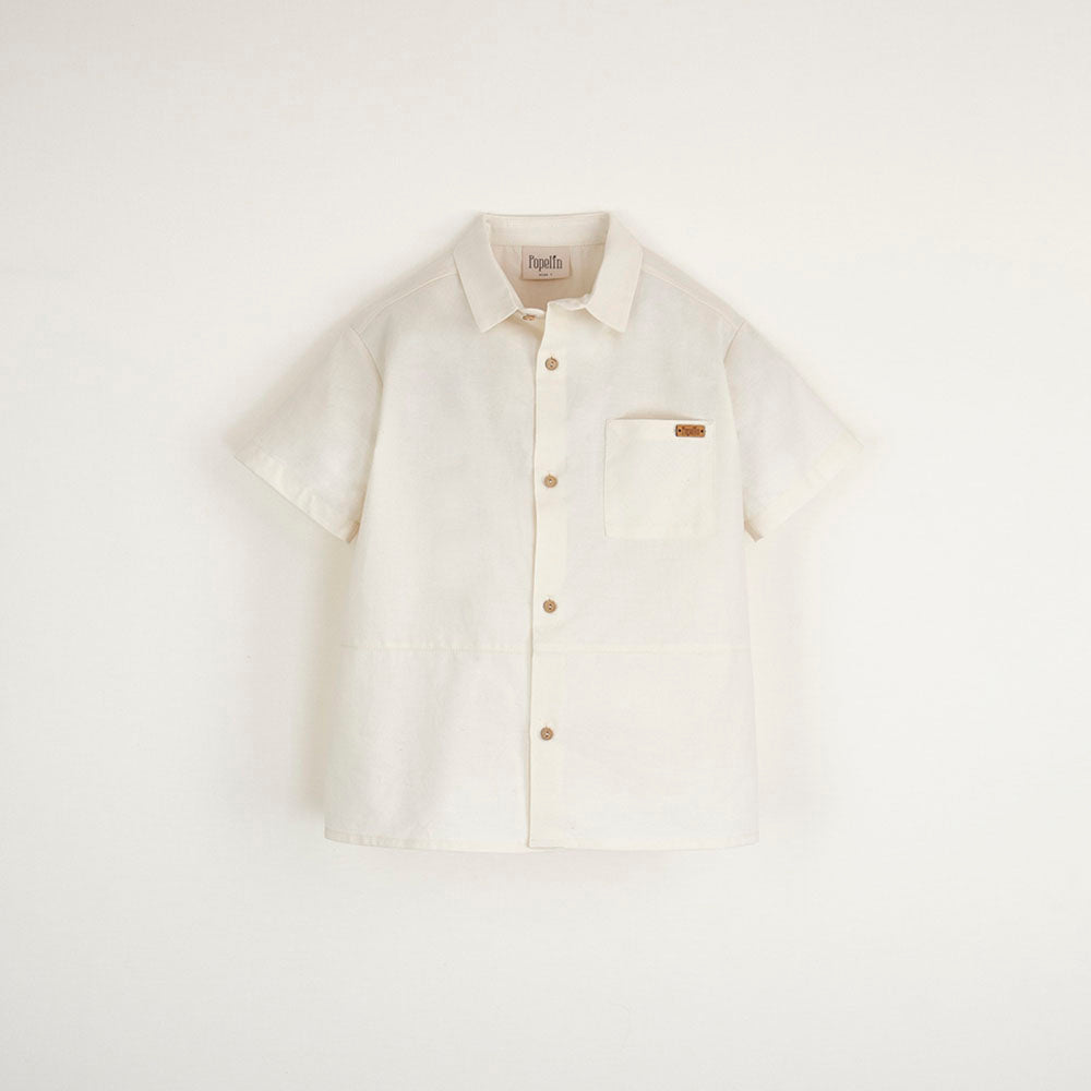 Off-White Poplin Shirt