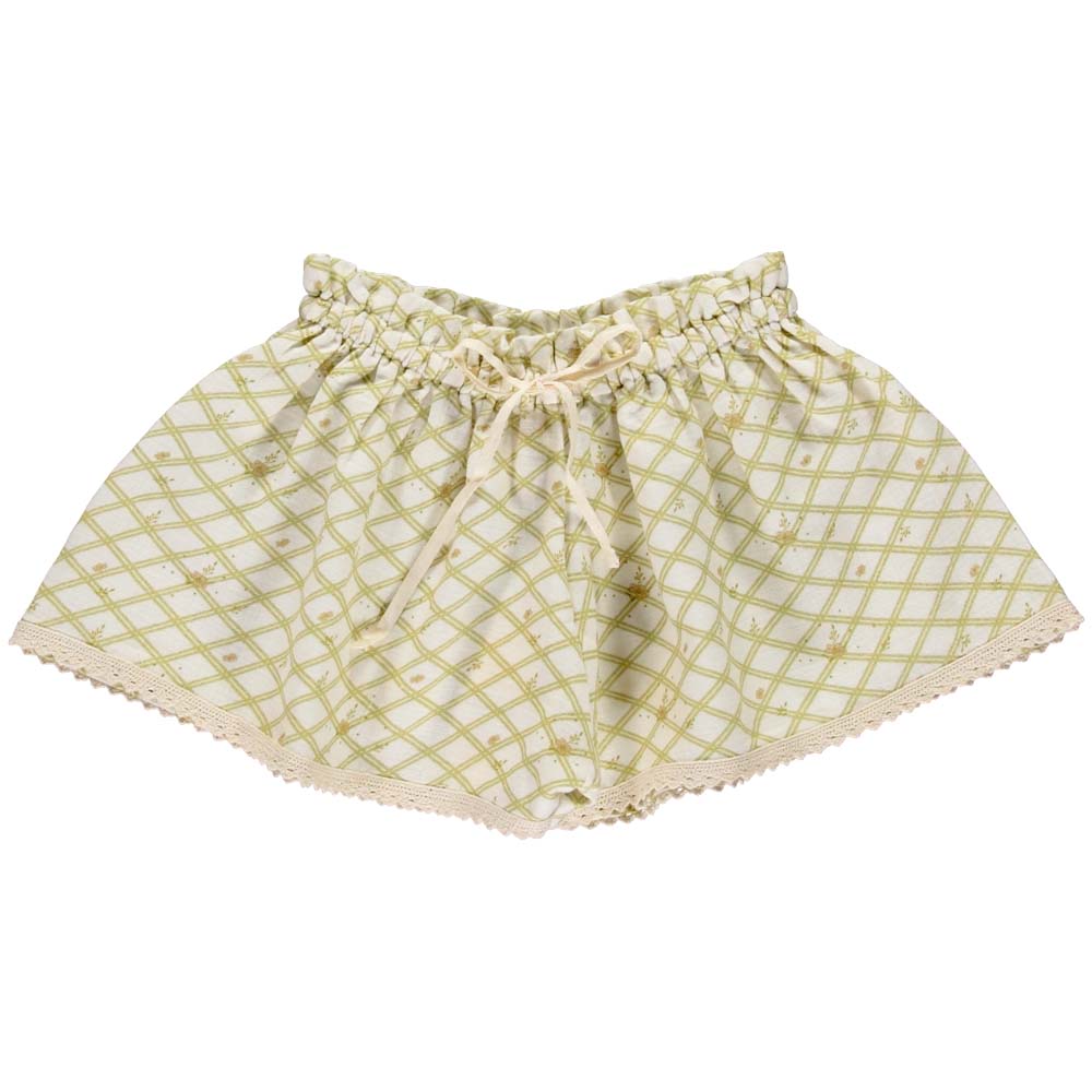 Ramona Shorts - Flower Check