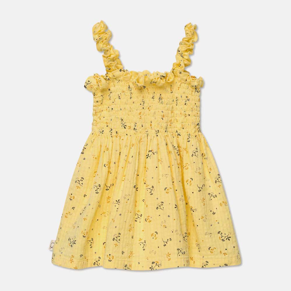 Muslin Floral Top - Yellow