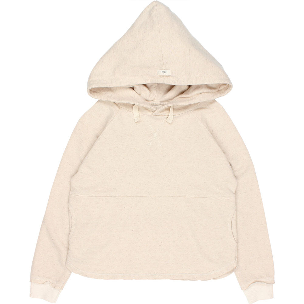 Fleece Hooded Sweatshirt - Talc