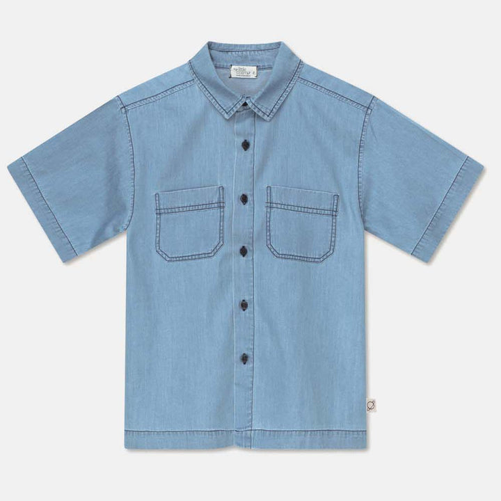 Short Sleeve Denim Shirt