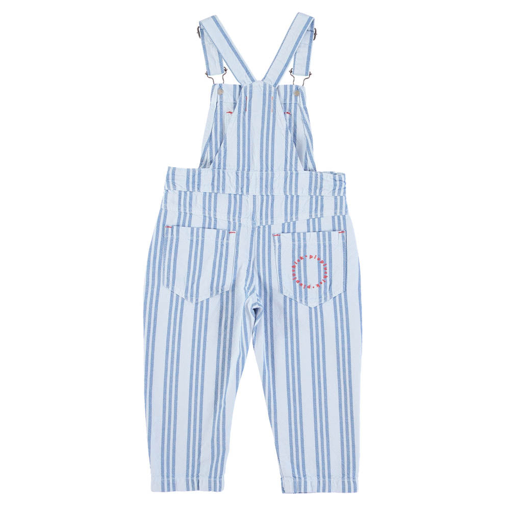 Dungarees - Large Blue Stripes