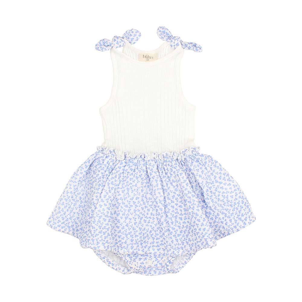 Baby Clover Dress - Bluette