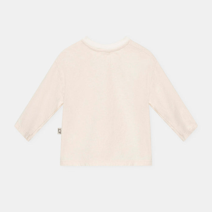 Organic Basic Print Baby T-Shirt - Ivory