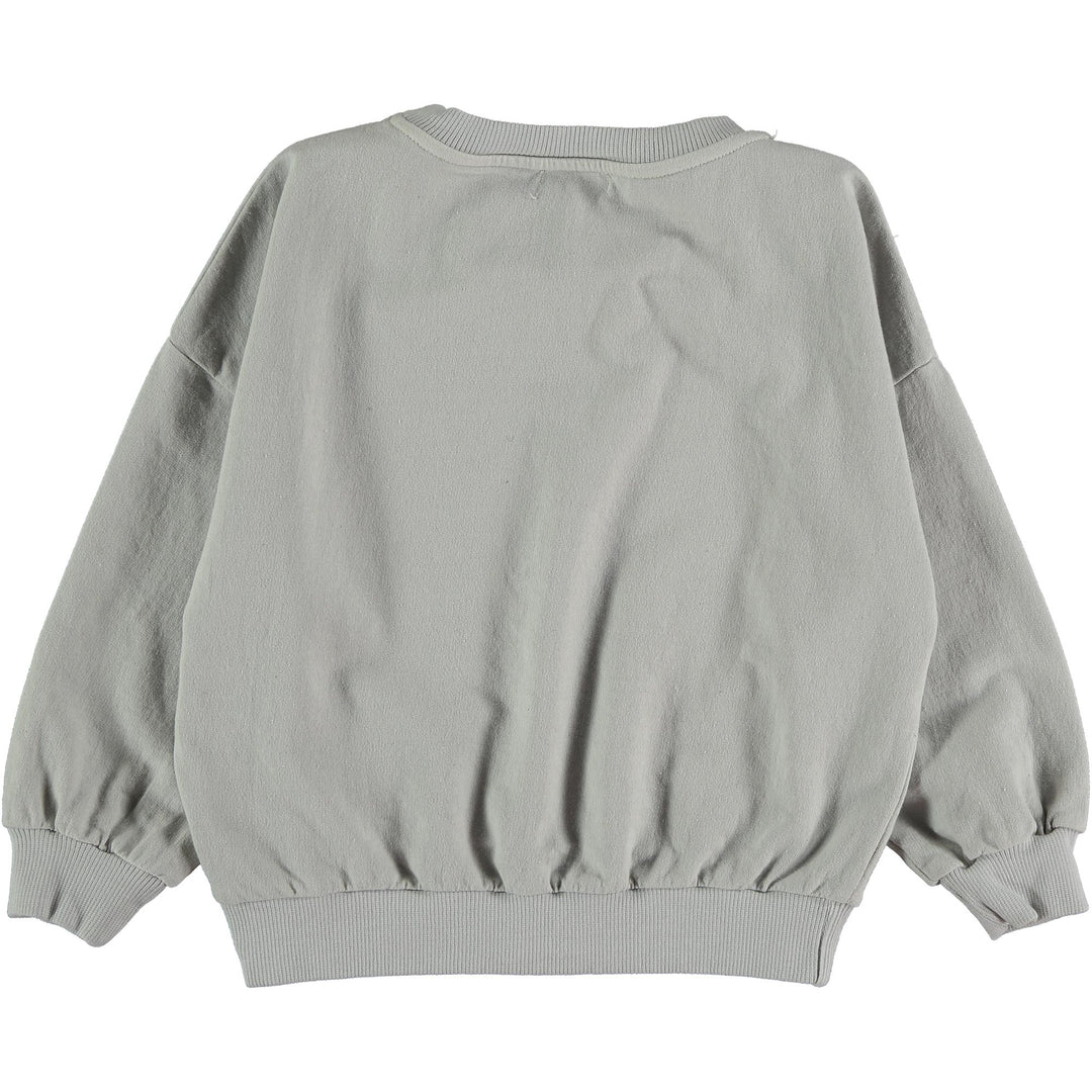 Kids Organic & Recycled Fleece Sweatshirt - Light Grey