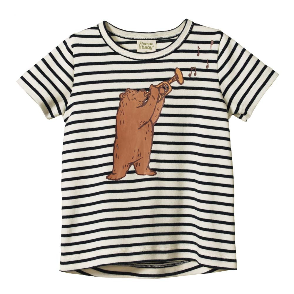 River Tee - Folk Bear Print