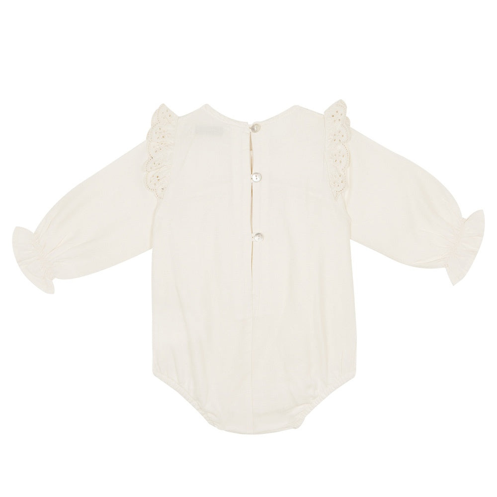 Violeta Baby Romper - Natural