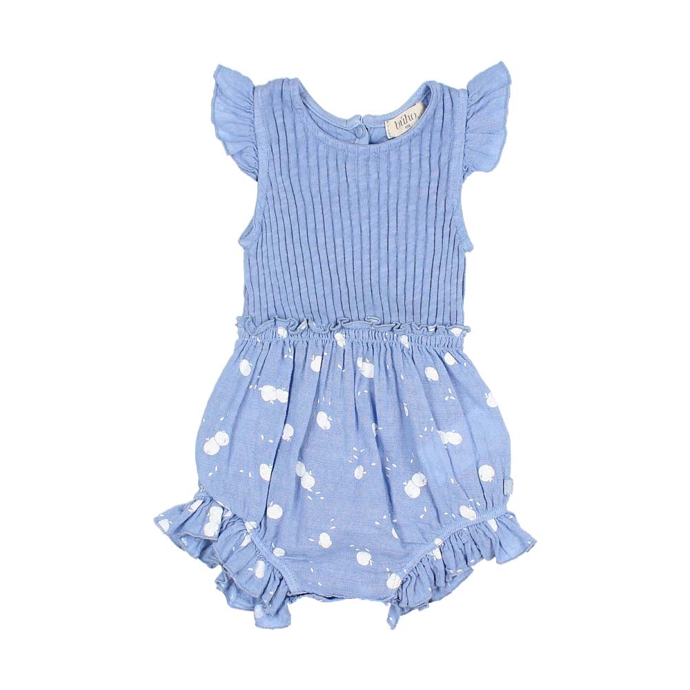 Baby Apple Romper - Bluette