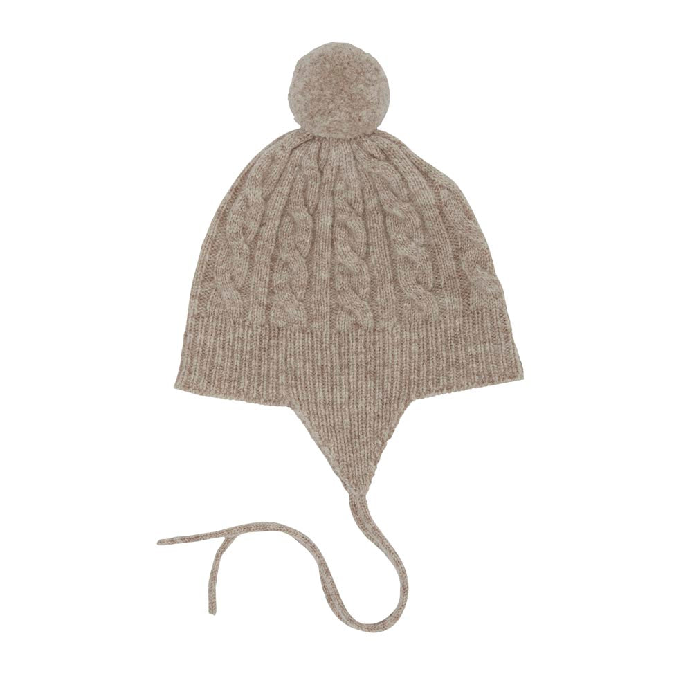 Baby Lambswool Hat - Oatmeal