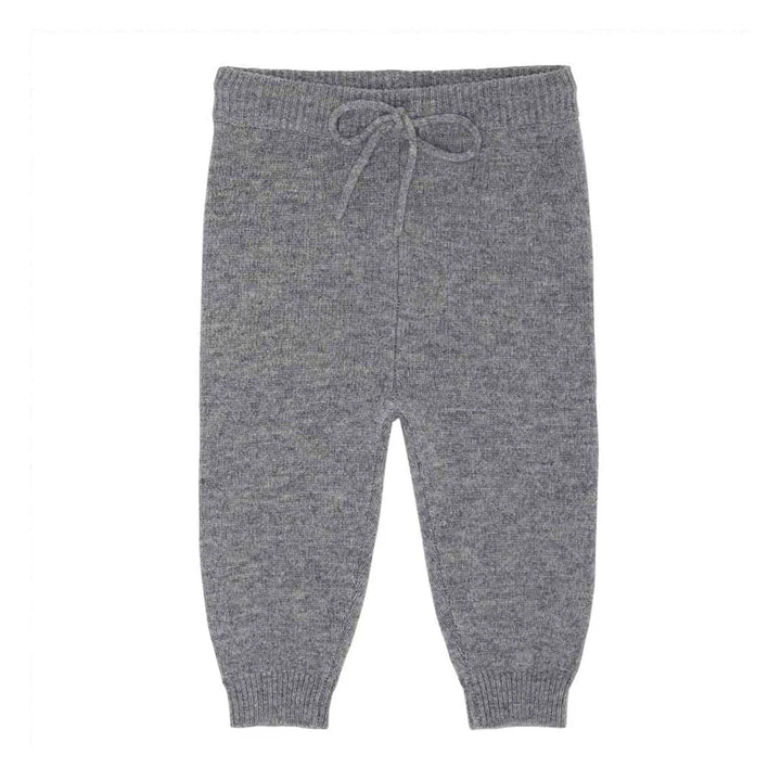 Baby Lambswool Pants - Grey Melange