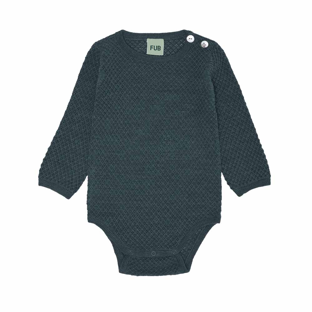 Baby Pointelle Body - Emerald