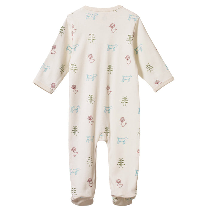 Cotton Stretch and Grow - Nature Baby Print