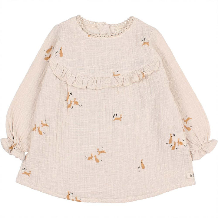 Baby Bunny Dress - Sand