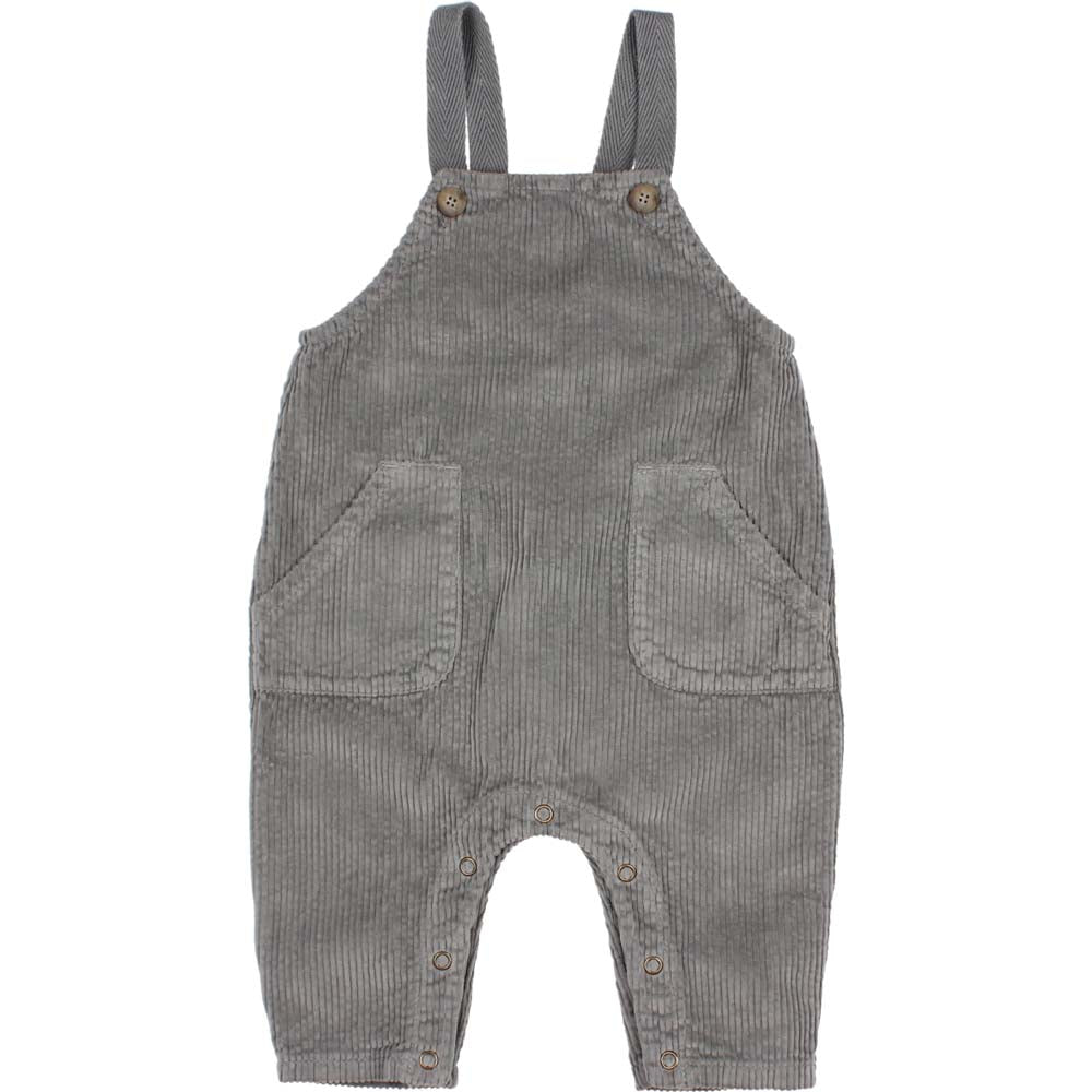 Baby Corduroy Dungaree - Elephant