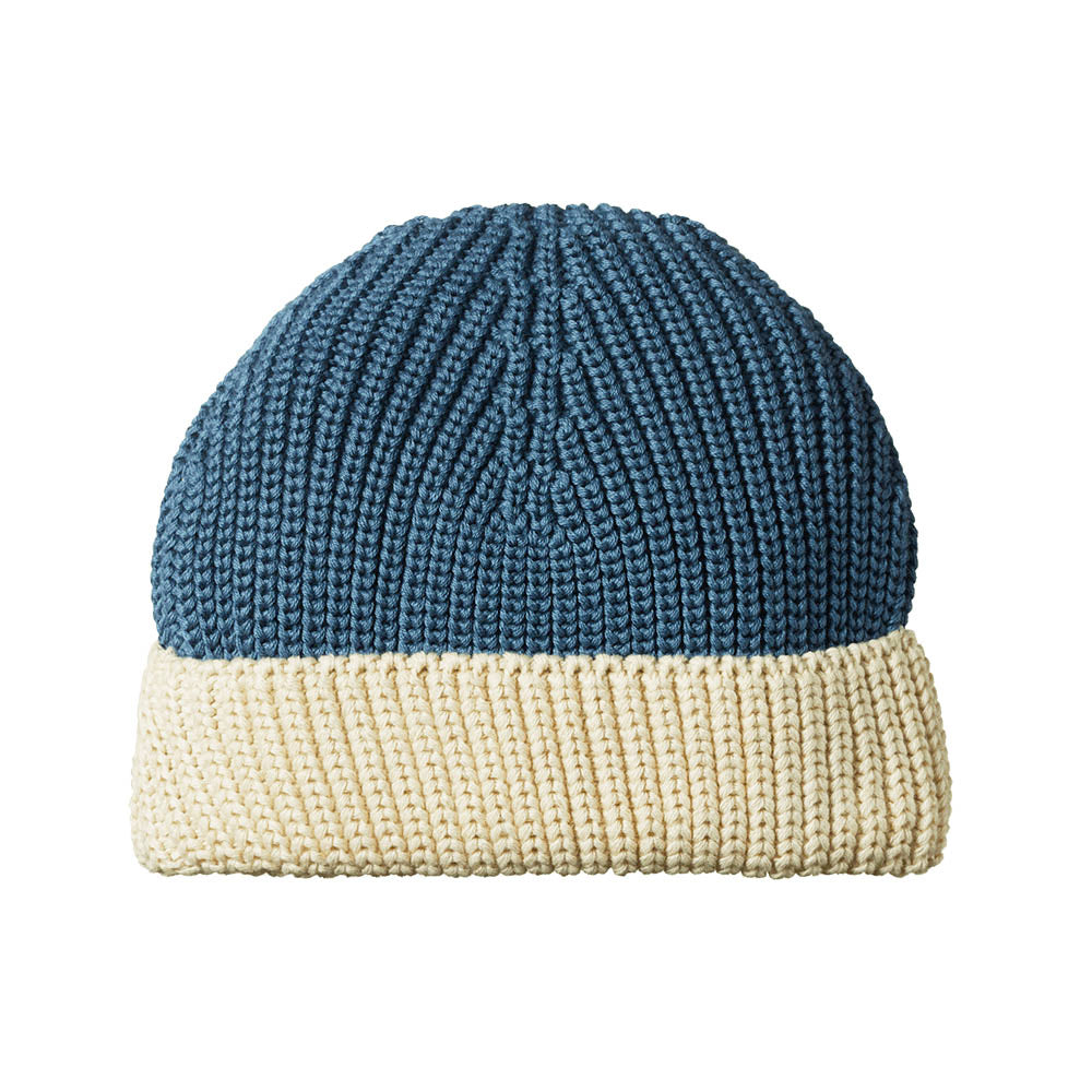 Forest Beanie - Oatmeal Marl/Sky Blue