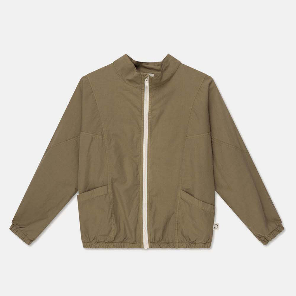 Poplin Bomber Jacket - Khaki