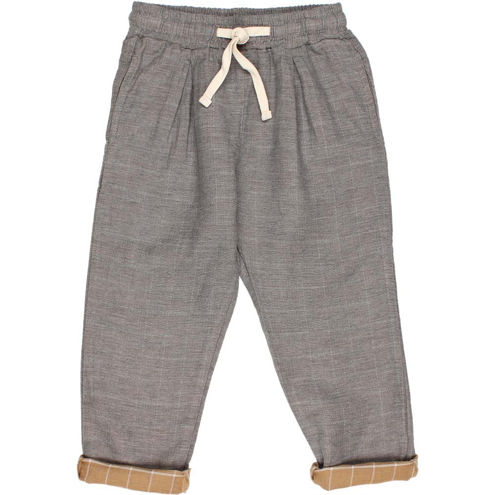 Check Pants - Grey