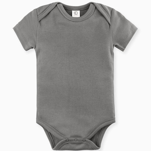 Classic Short Sleeve Bodysuit - Pewter