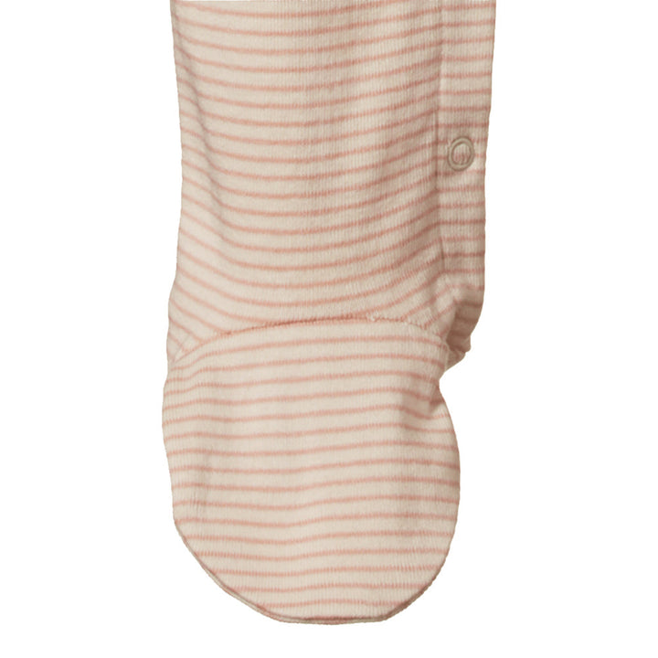 Cotton Stretch & Grow - Rose Dust Pinstripe