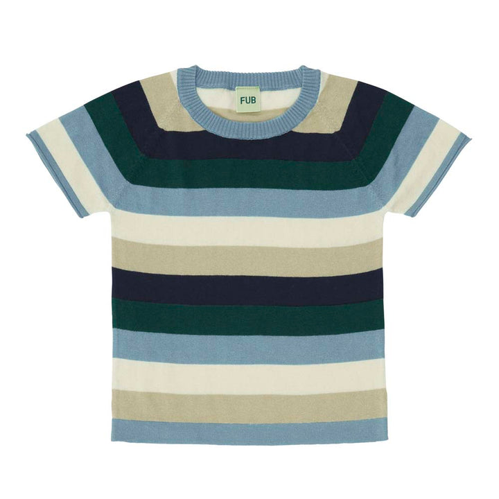 Multi Striped T-Shirt - Cloudy Blue