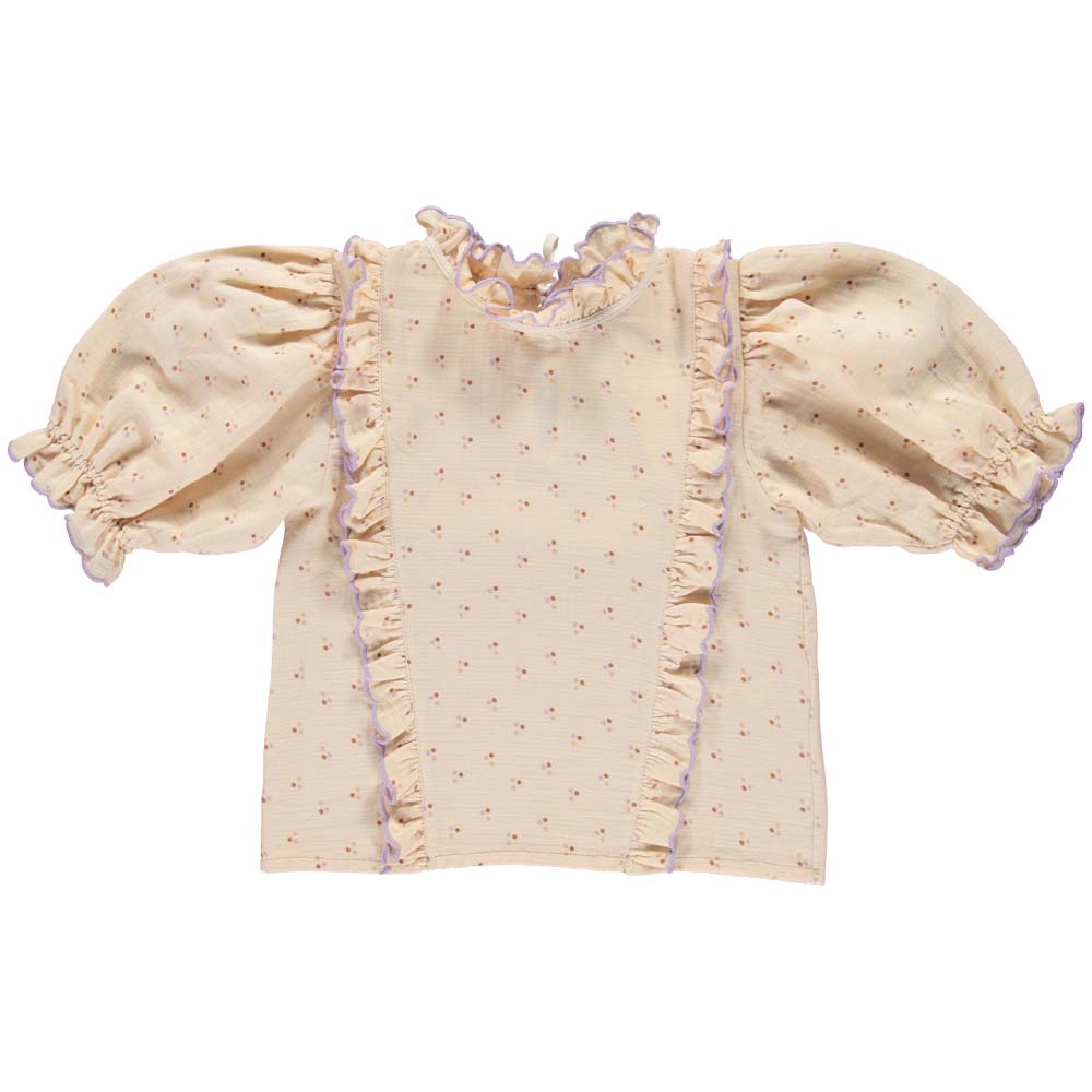 Stella Blouse - Pearled Ivory