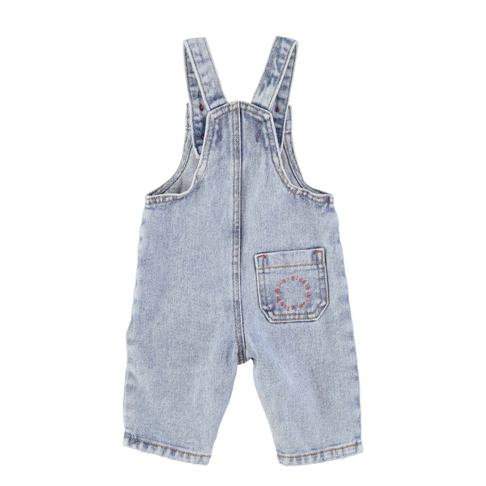 Baby Dungarees - Washed Blue Denim