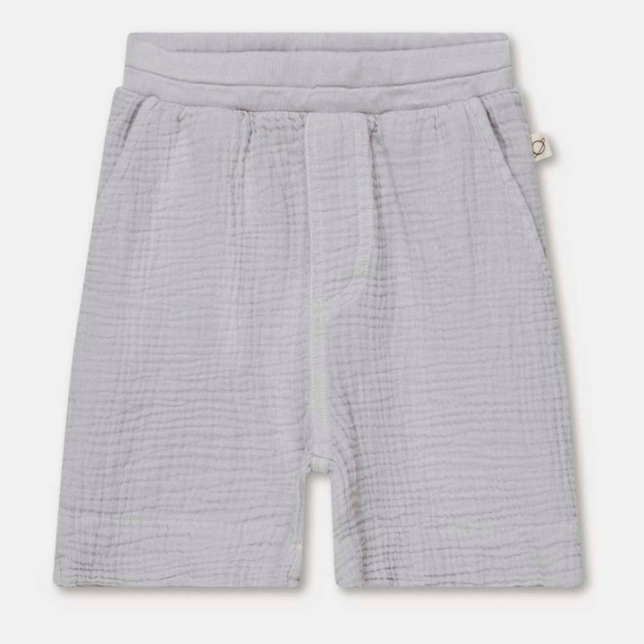 Gauze Bermuda Shorts - Soft Grey