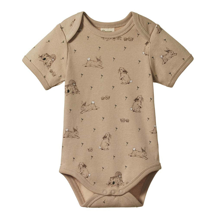 Short Sleeve Bodysuit - Forest Friends Print