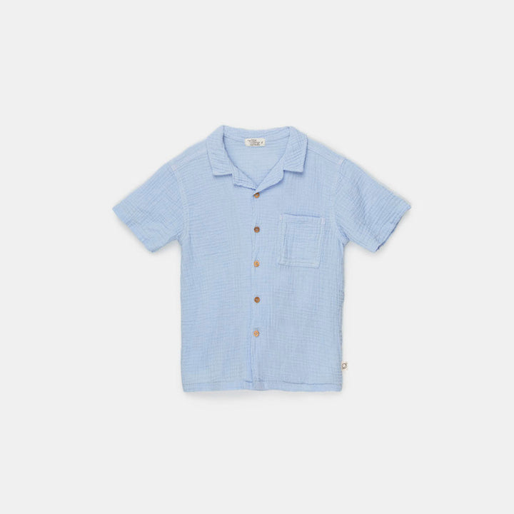 Gauze Shirt - Blue