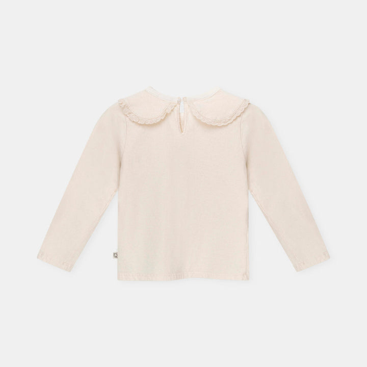 Organic Collar T-Shirt - Ivory