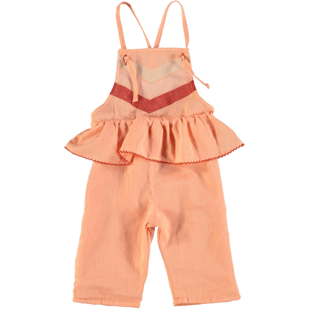 Baby Jumpsuit w/Ruffle - Peach