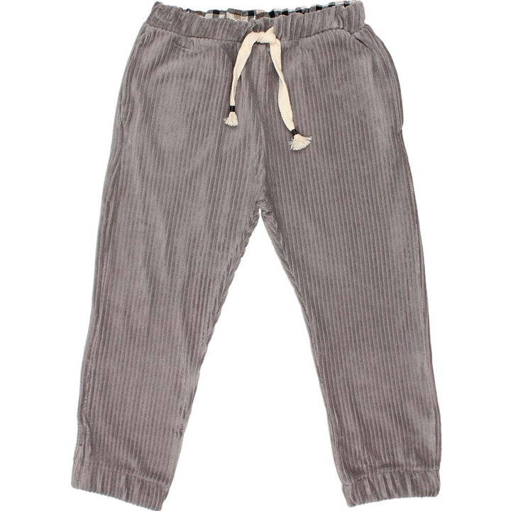 Knit Velour Pants - Elephant