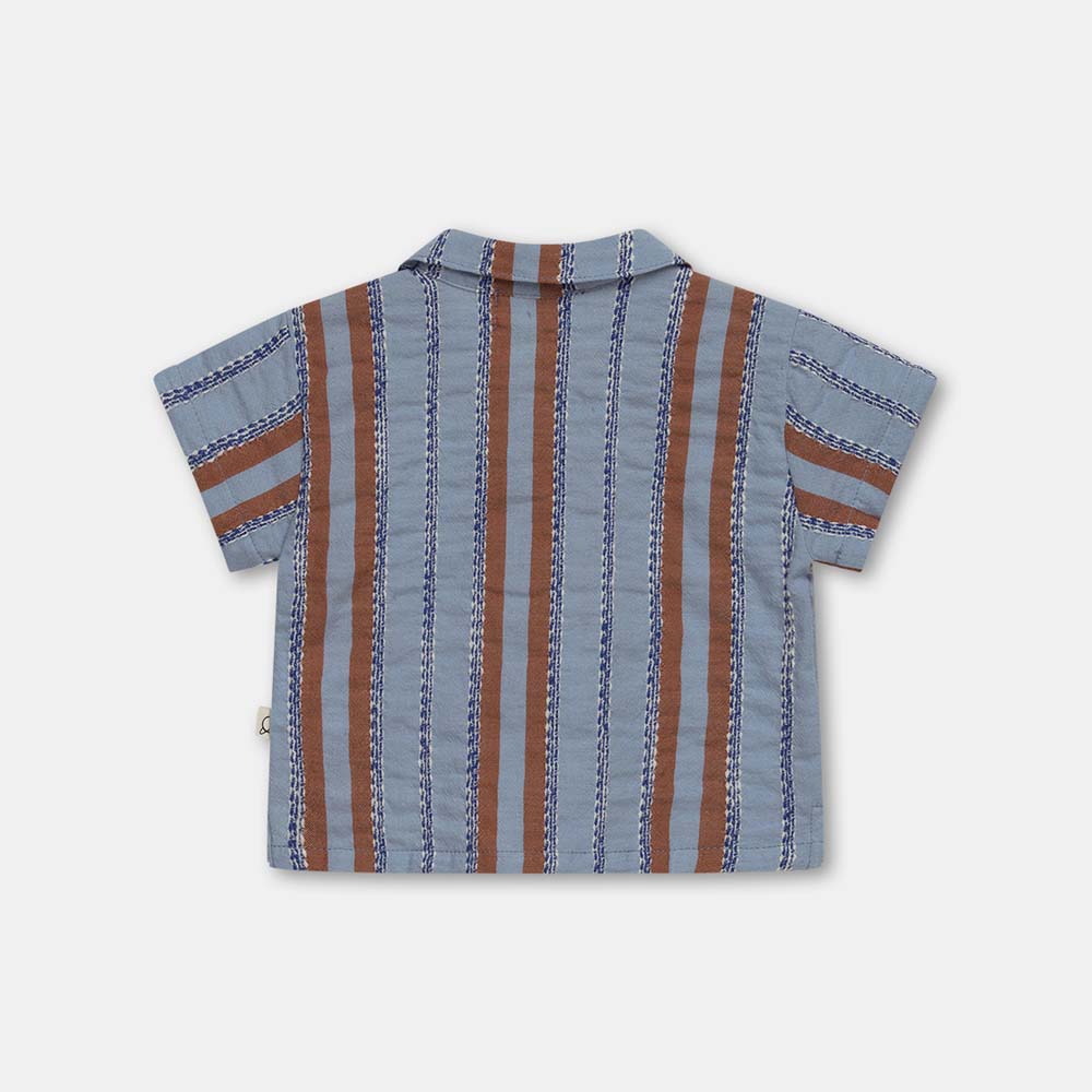 Striped Denim Baby Set - Unique