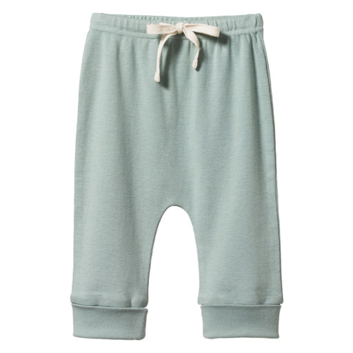 Cotton Drawstring Pants - Lagoon