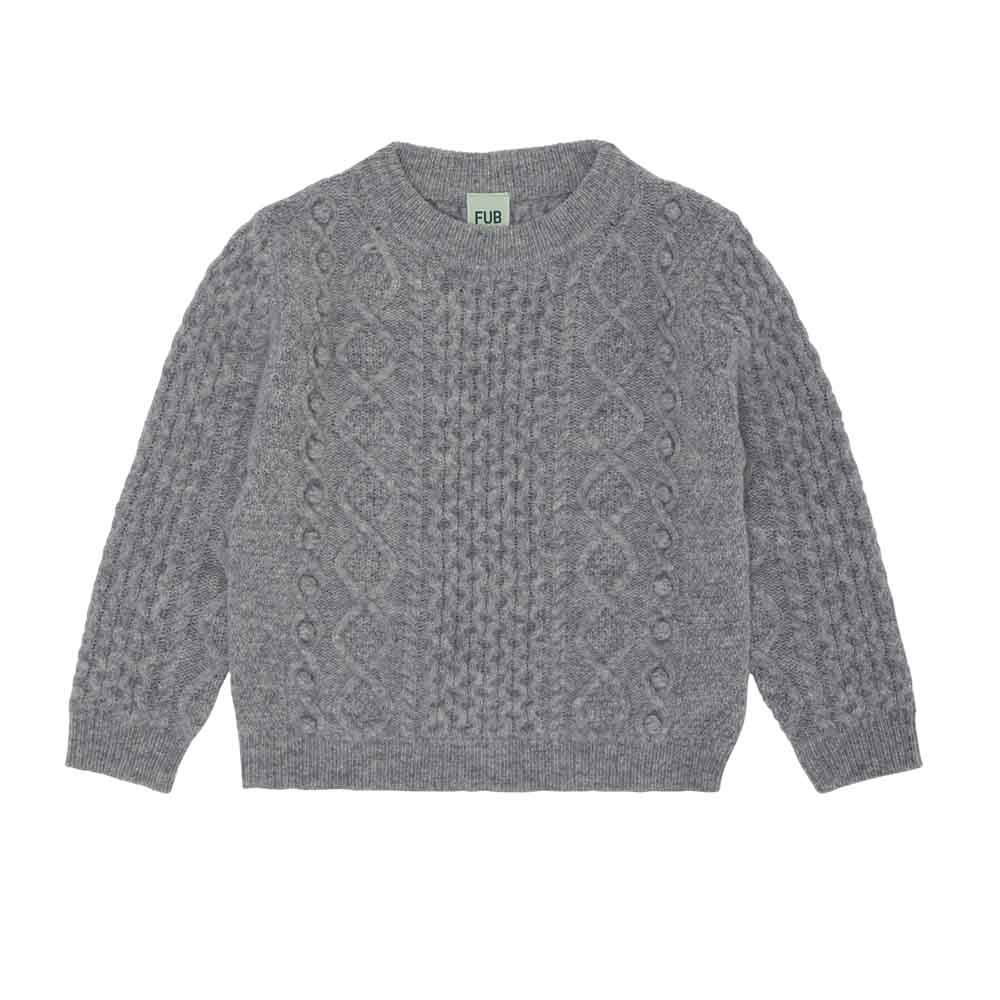 Lambswool Sweater - Grey Melange