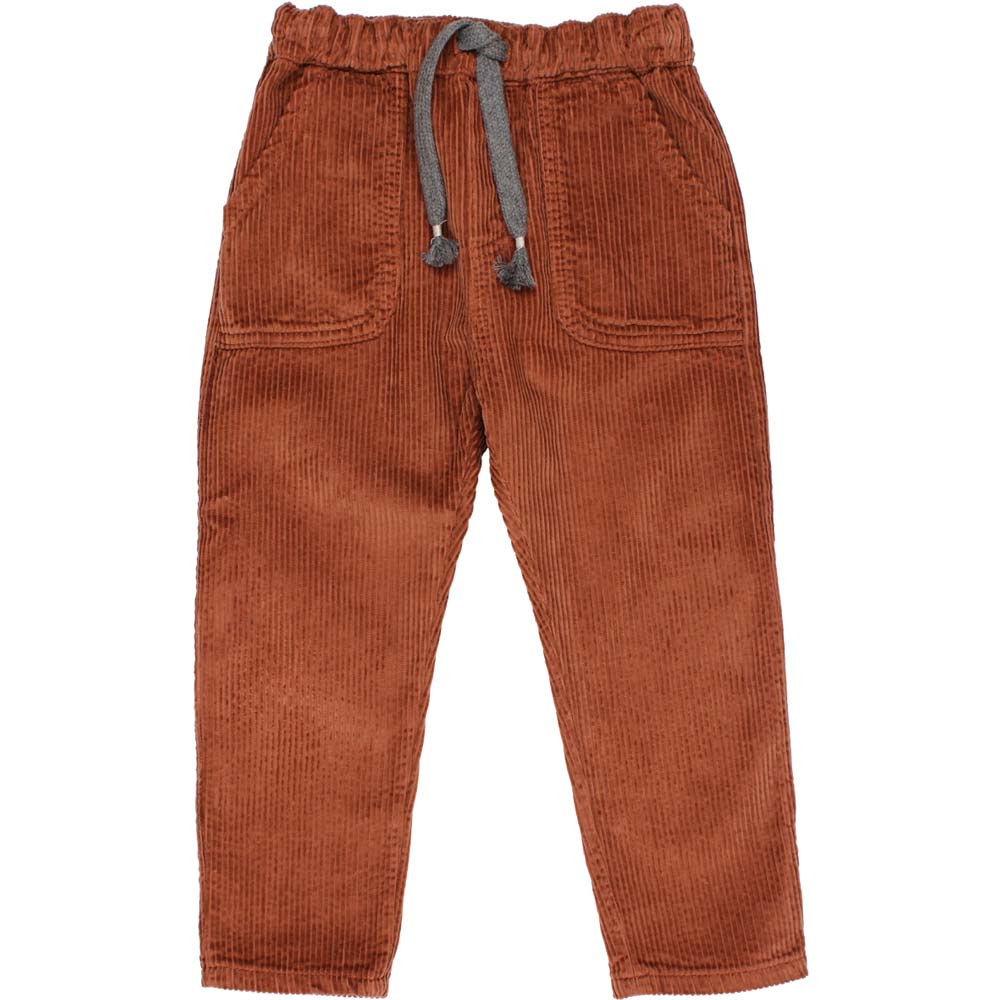 Corduroy Pants - Rust