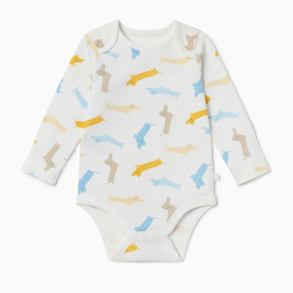 Long Sleeve Bodysuit - Pups