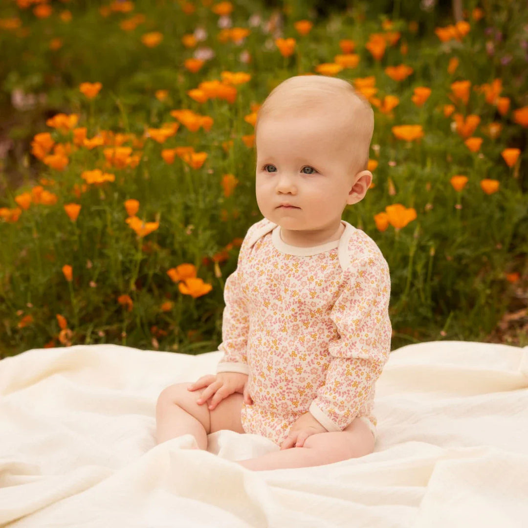 Long Sleeve Bodysuit - Daisy Belle Print