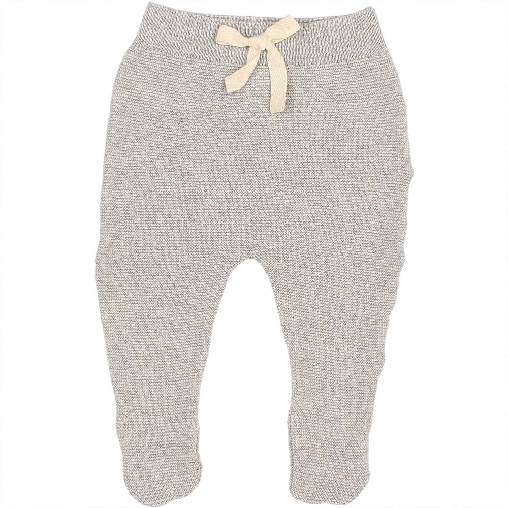 Newborn Footed Leggings - Grey