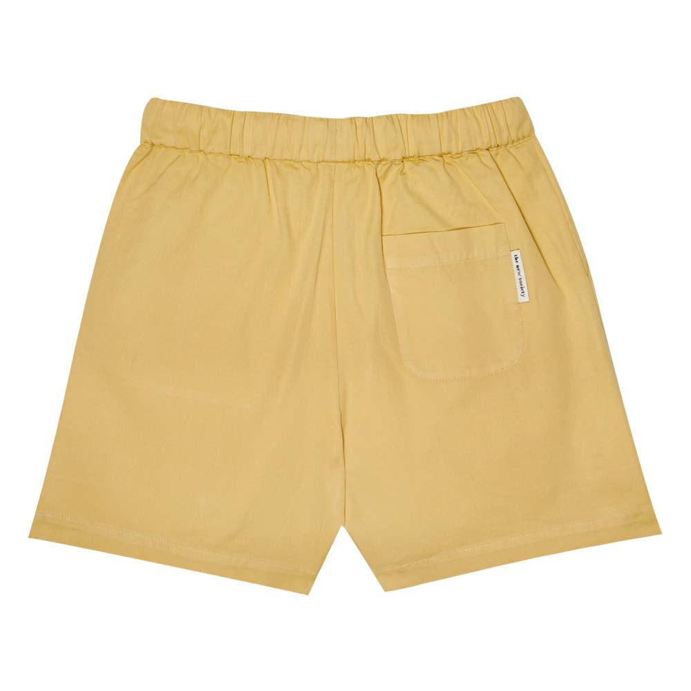 Hibiscus Solid Bermuda Short - Moustard