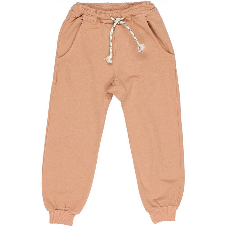 Fleece Jogging Pants with Pockets - Antic Rose